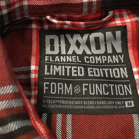 Dixxon Snap-On Limited Edition Flannel